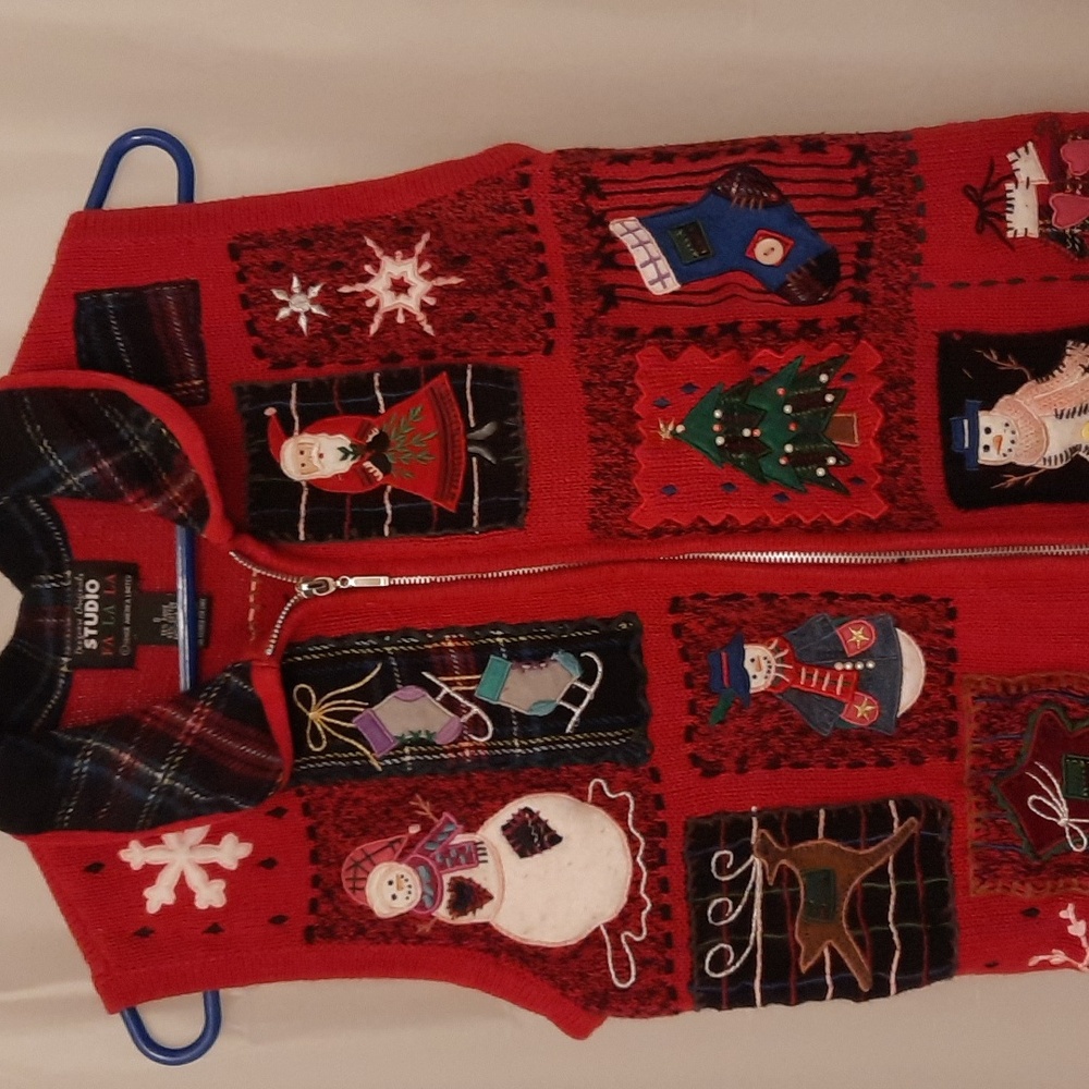 Vintage Christmas Vest